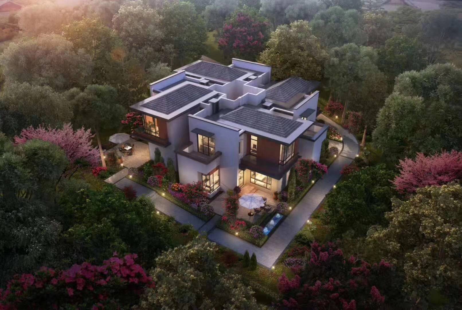 2023黑龙滩独栋别墅【环球融创未来城长岛】川西第一海 户型品鉴 售楼