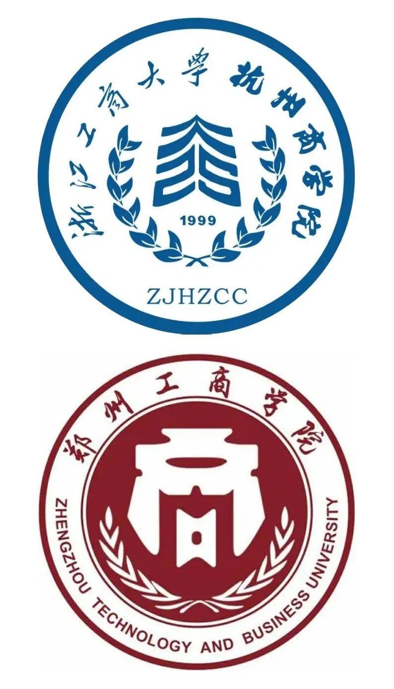 杭州师范大学和郑州师范学院的校徽杭州师范大学的前身是杭州师范学院