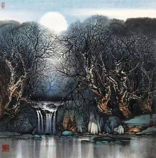 萬壑樹參天 千山響杜鵑——藝術家徐明_山水畫_作品_金陵