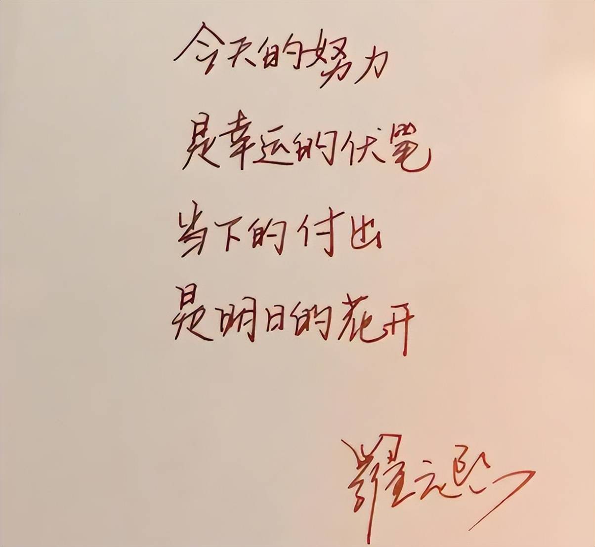 “罗云熙字体”走红，比“赵今麦字体”还好看，阅卷老师爱不释手(罗云熙字体图片大全高清)