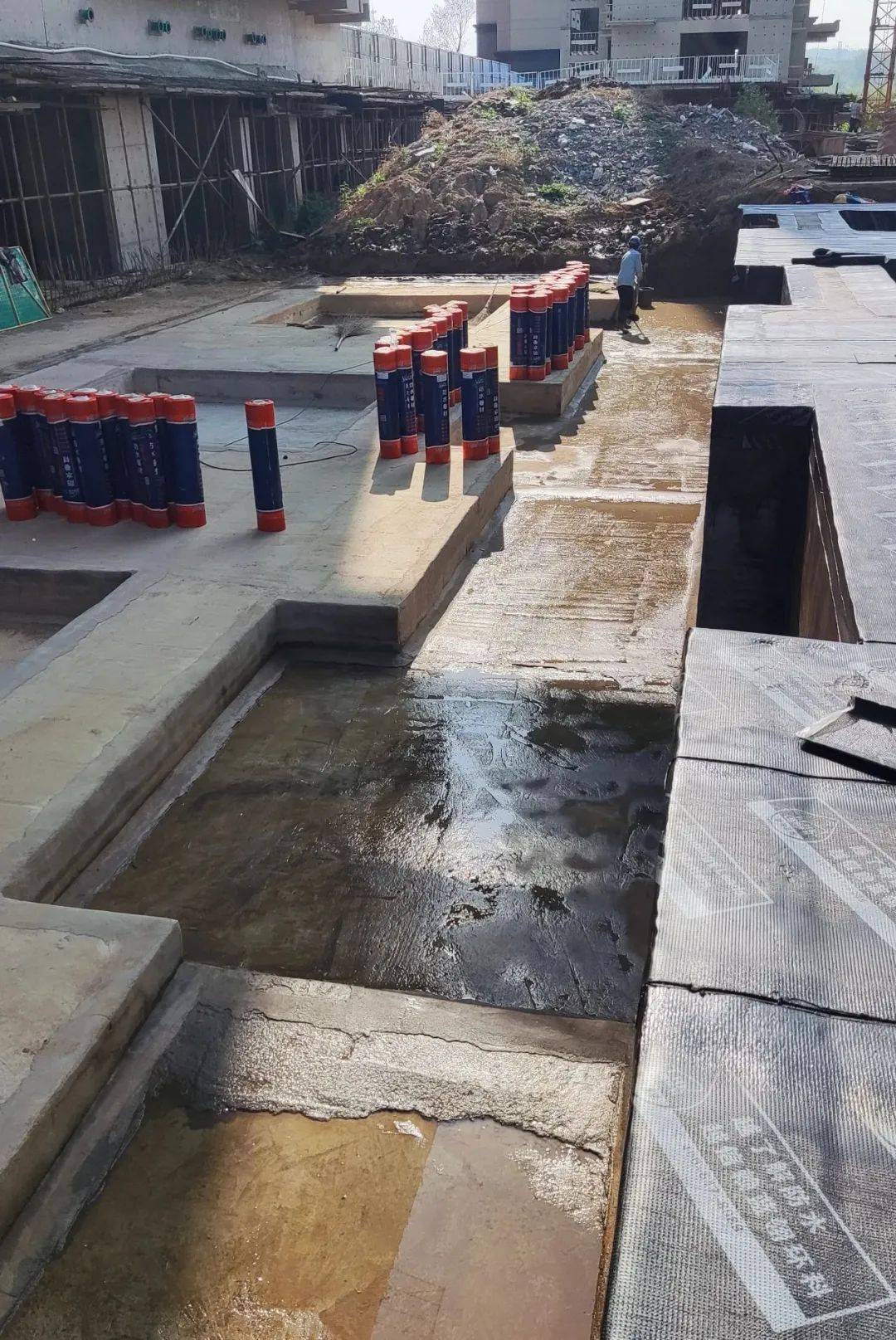 30组防水工地照片,定格人间最美四月天_施工_黄金_甘霖