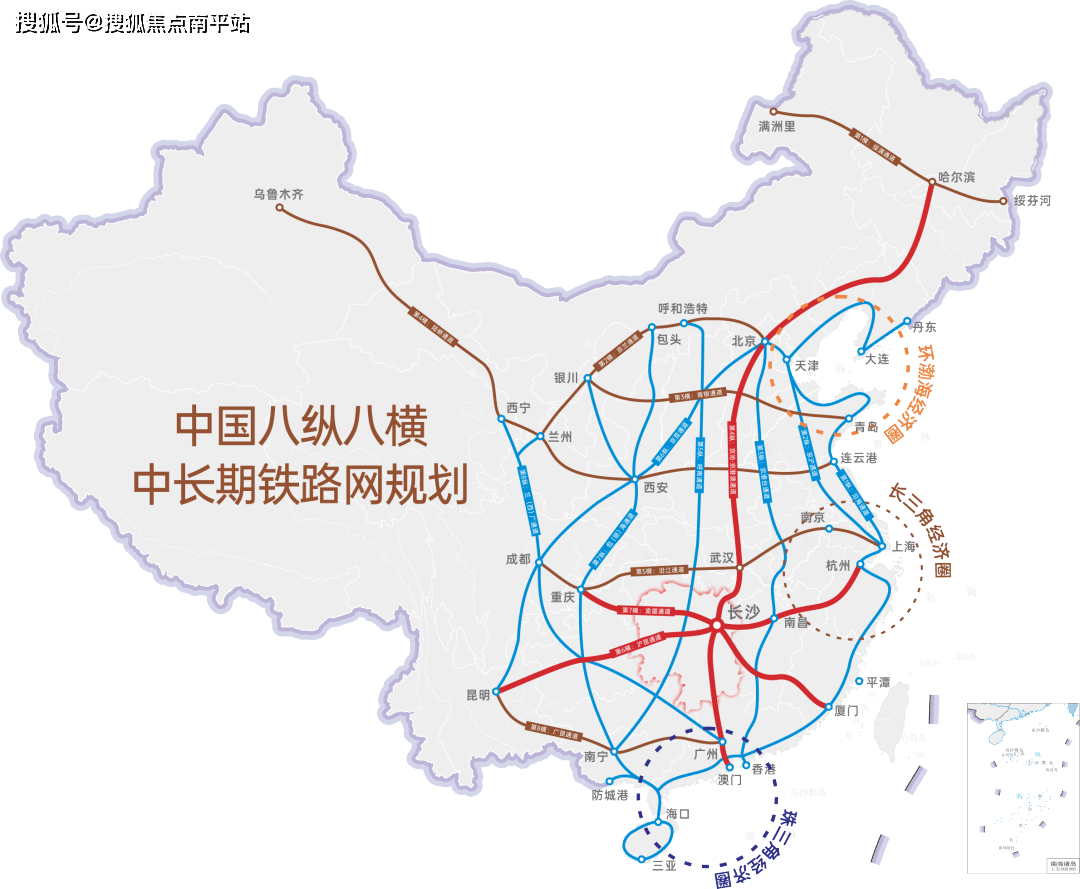 中国八纵八横铁路图片