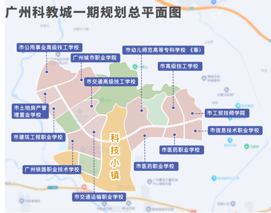 广州科教城地图图片