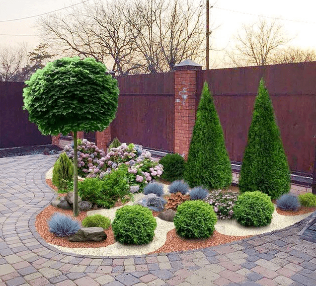 植物在园林景观设计中的别样风采,球的圆满没你不行_修剪_空间_造型