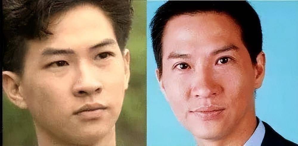 从年轻时的照片中可以看出,他的眼睛不是完全的单眼皮,还有一些内双的