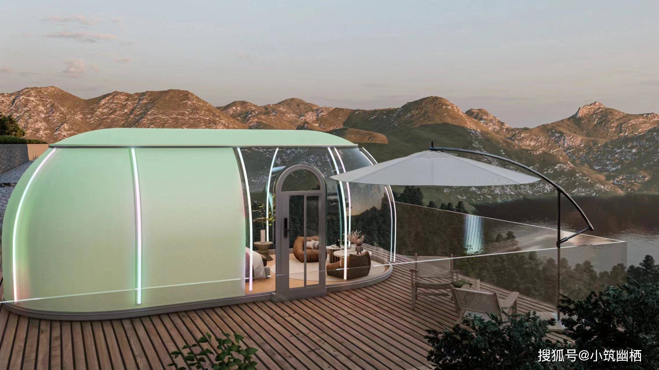 小筑幽栖透明星空房 | 在户外,也可以有家的感觉_全透明_星球_自然