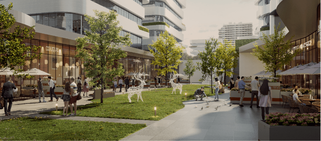 效果图&外立面项目图片max科技园独栋院落景观【立体交通】7号线双