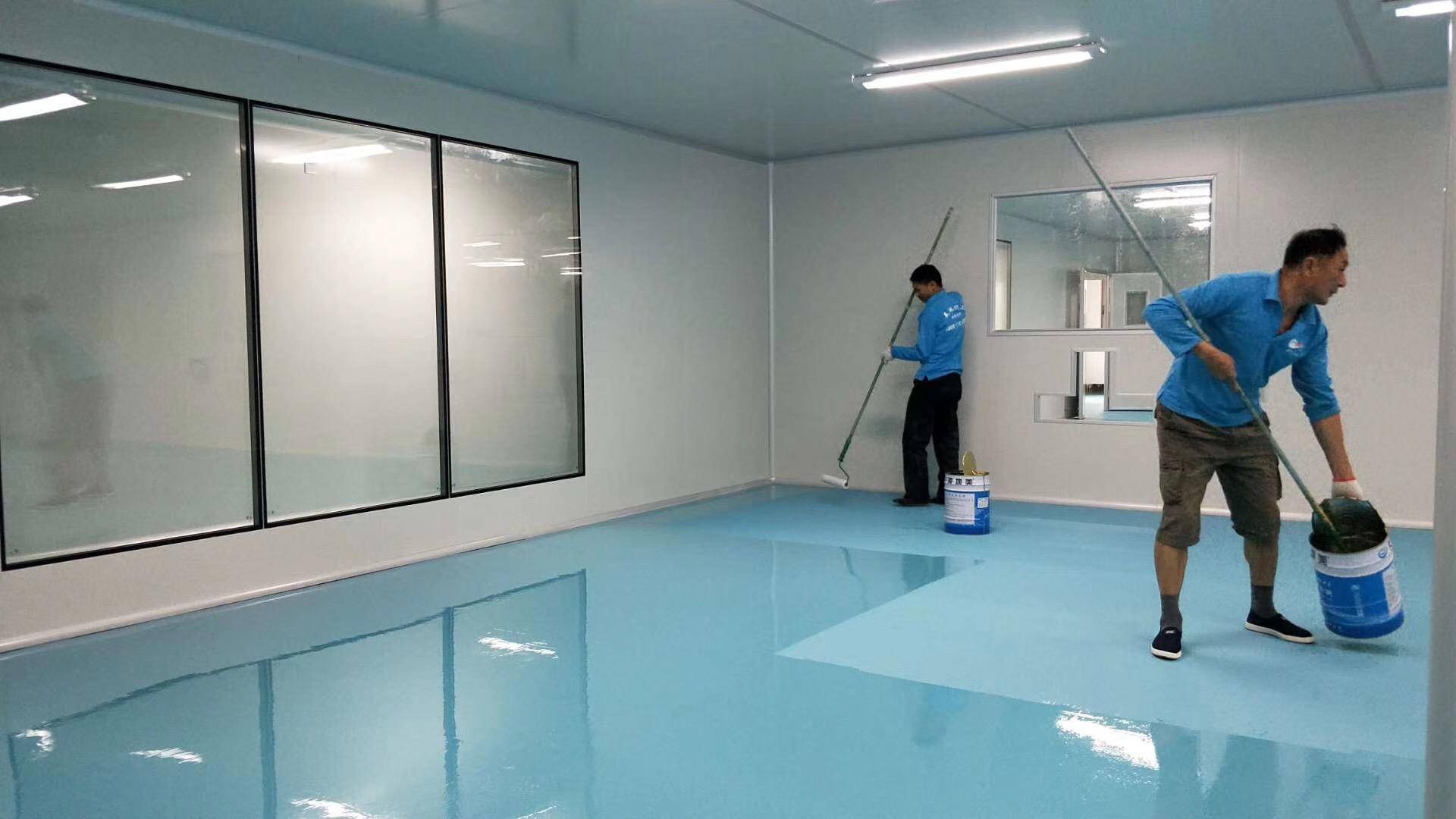 环氧自流平彩砂地坪漆施工工艺和注意事项_进行_地面_涂料