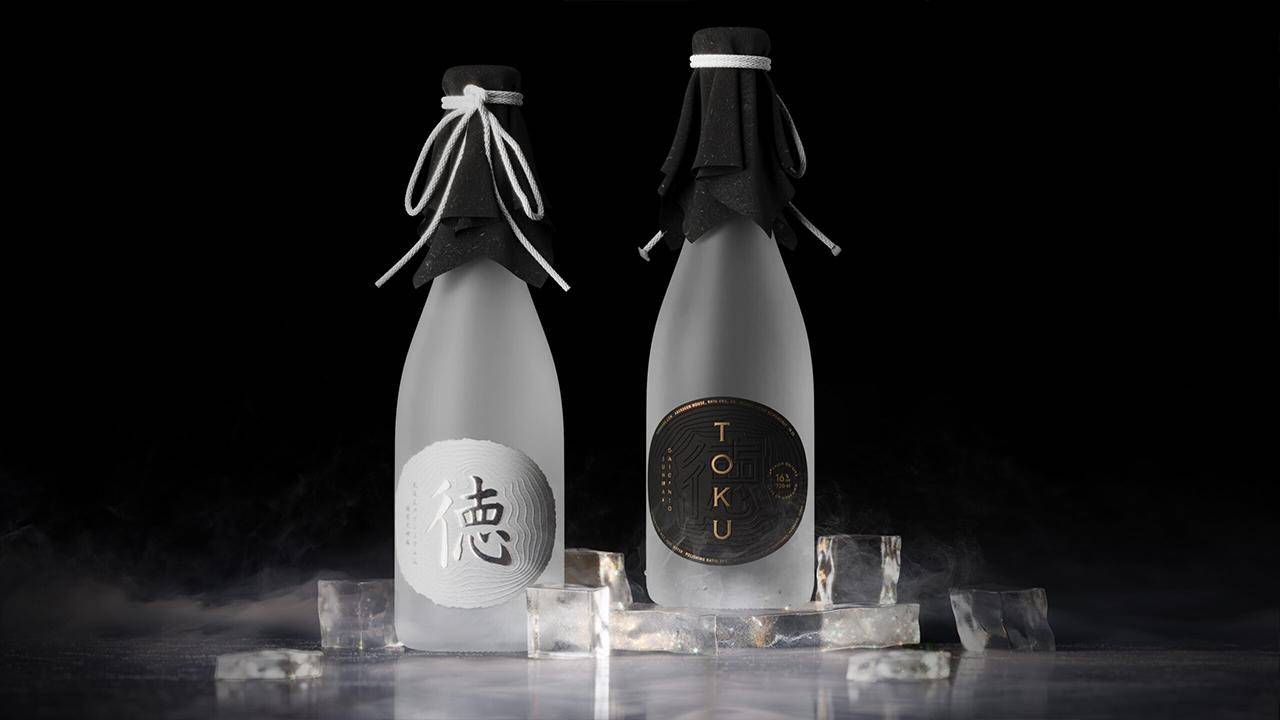 清酒包装设计:新古典主义打开西方市场,酒包装设计案例分享86集_日本