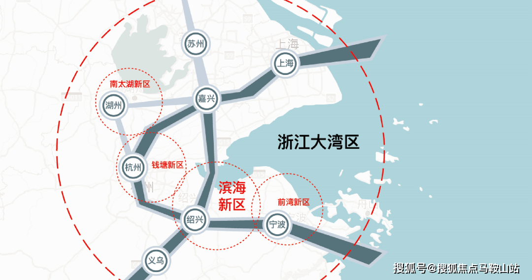 战略,成立杭州钱塘新区,湖州南太湖新区,宁波前湾新区,绍兴滨海新区