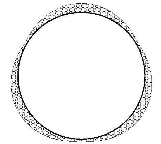 触变泥浆通过管道上的注浆孔压入管道与土体之间空隙后,不断向周围