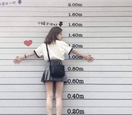 1米9和1米6身高对照图图片