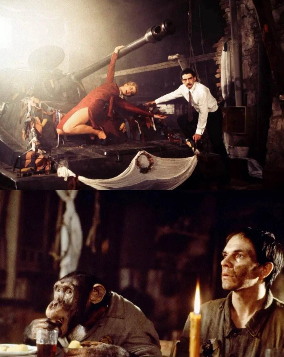 库斯图里卡以大猩猩作为人类失忆的标志,整个骗局最终在一个偶然的