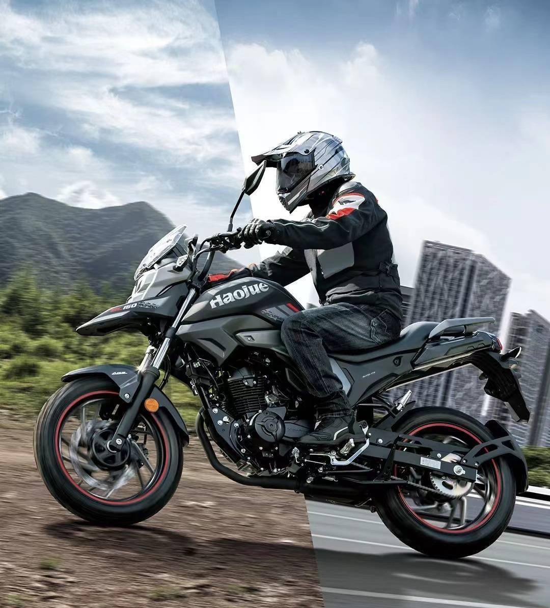 骑行三角也较为舒适.动力采用esr150单缸风冷发动机,最大马力12.