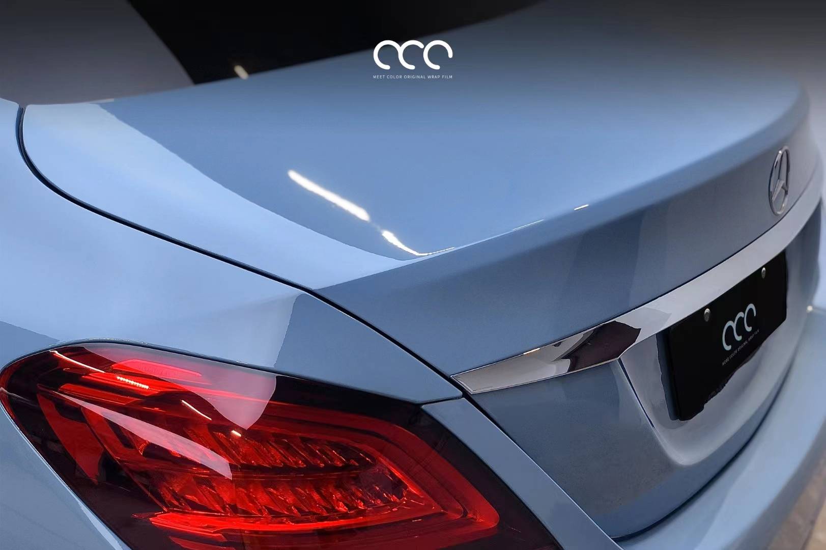 漫彩 #出色更出彩奔驰 c级 瓷器蓝china blue