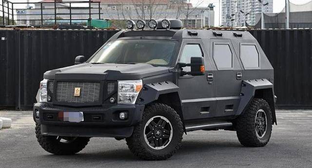 乔治巴顿战车,是ussv基于福特f-450丁造的款orv,即of- road vehicle