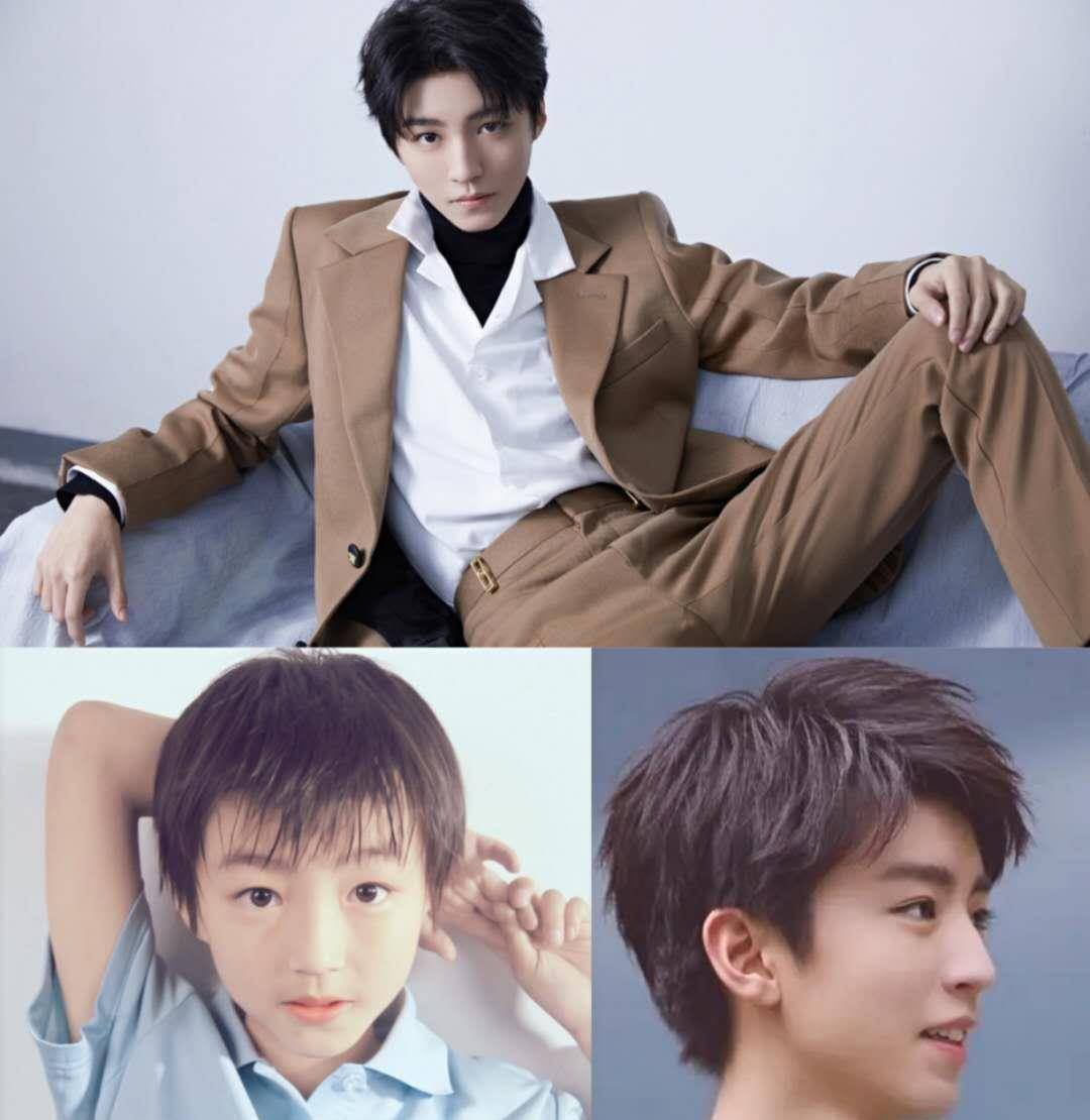 养成系男星今昔对比图鉴_王源_小时候_少年