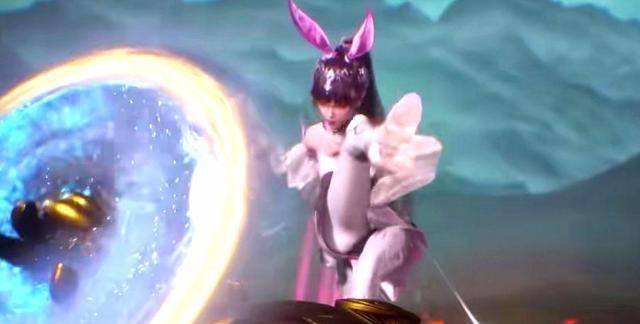 刁钻角度看小舞八段摔,大腿根肌肉感很足,狂暴的兔子表情很邪魅_武魂