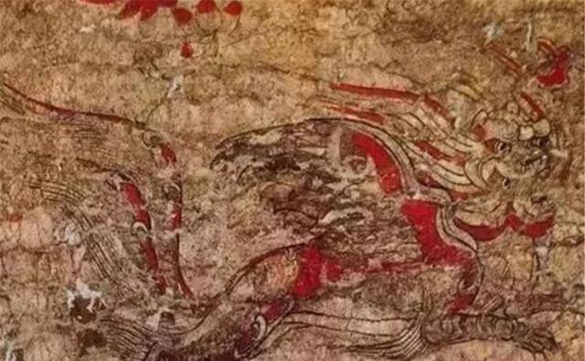 古墓中发现精彩壁画，一对人首鸟身兽正展翅翱翔，专家：它有宗教含义