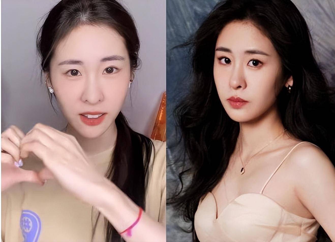 张碧晨疑似整容?素颜与化妆后判若两人,脸歪鼻孔有点怪异!