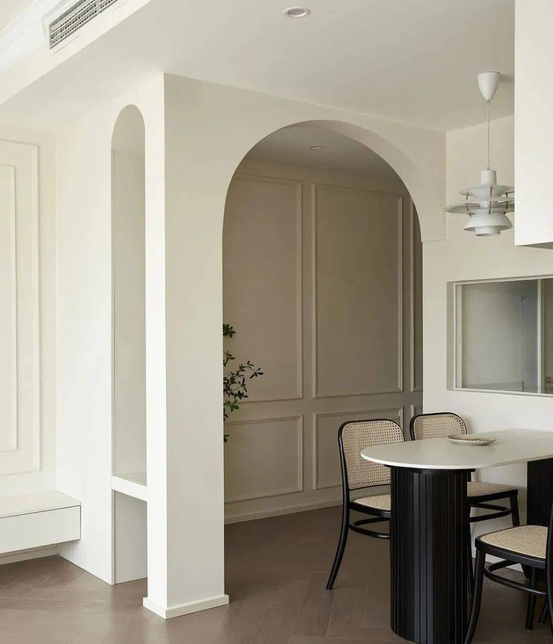 65㎡法式奶油,配色温柔 极简线条,小户型也可以很精致!