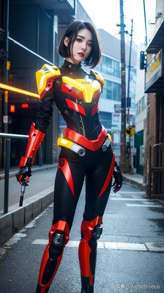 如果我来拍钢铁女侠,造型我会这么做 ai绘画作品女版钢铁侠_战斗_女性