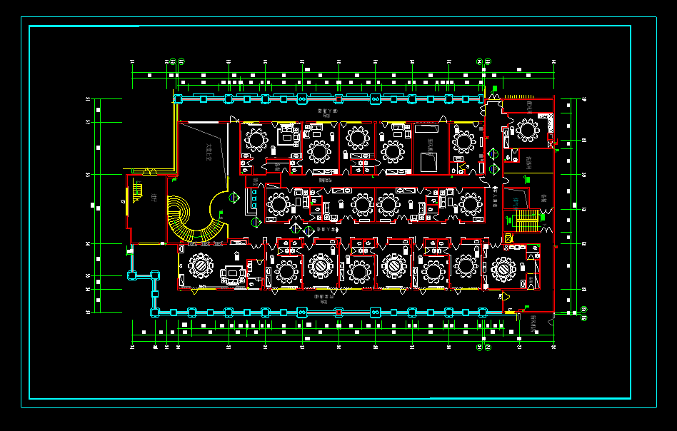 厨房cad平面布置图图片