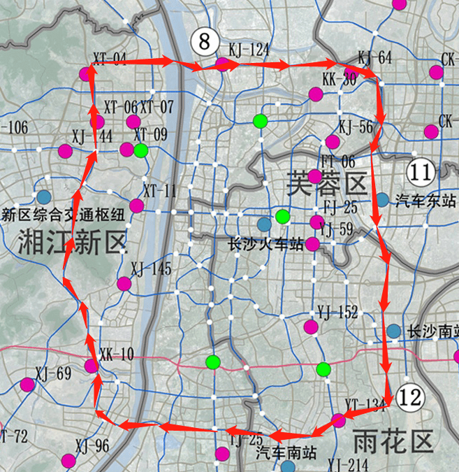 长沙最新地铁规划图公布!8