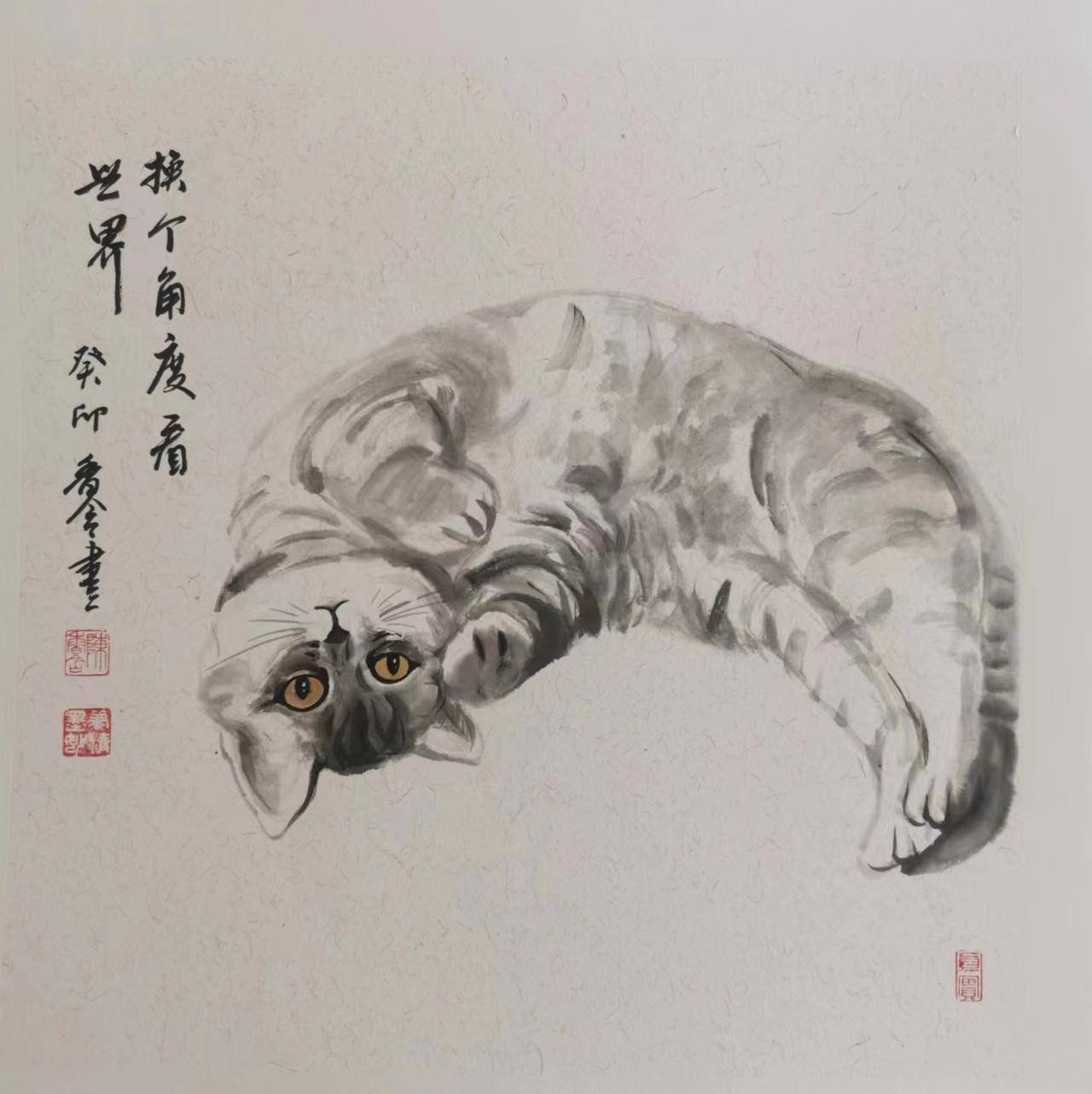 当代画猫大师女画家图片