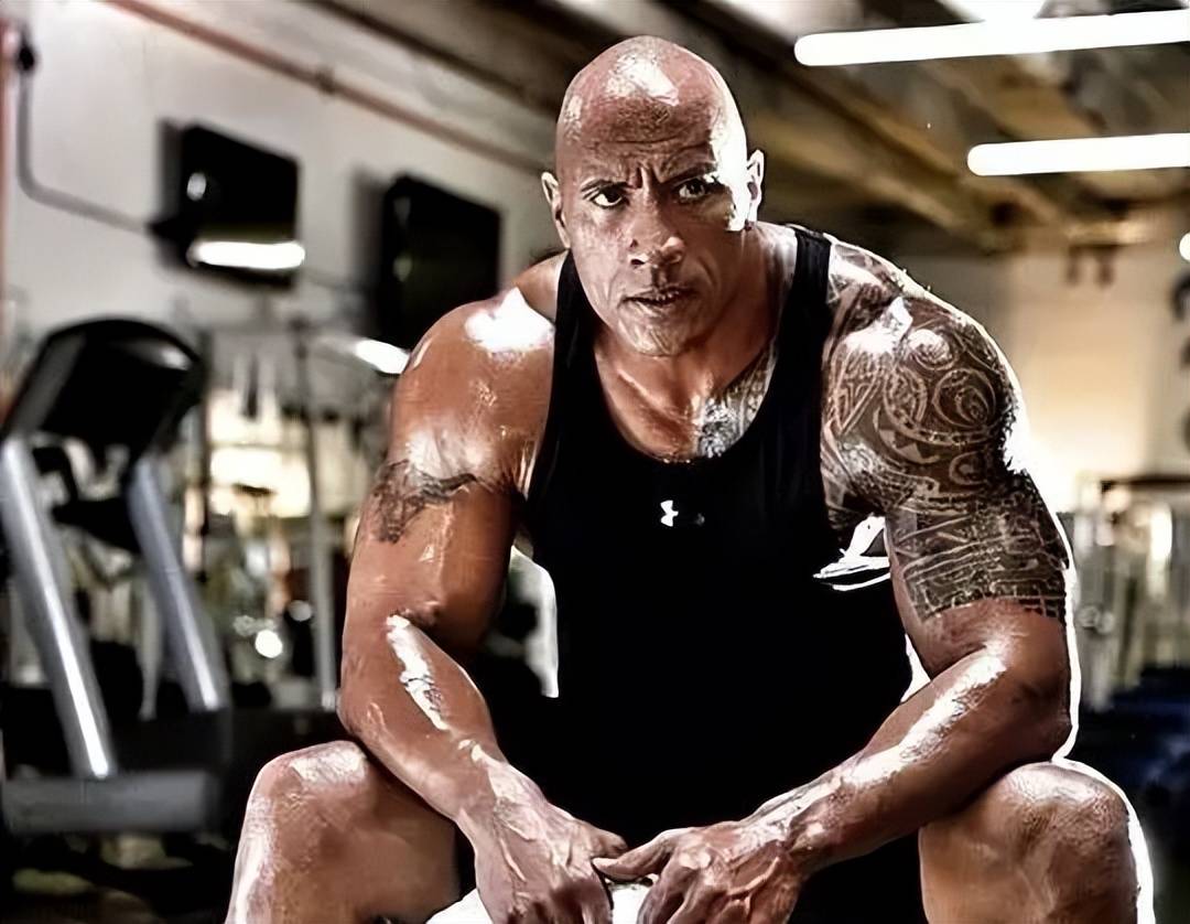 看看这对比:强森比奥胖小两圈,美队小鸟依人_奥尼尔_施瓦辛格_身材