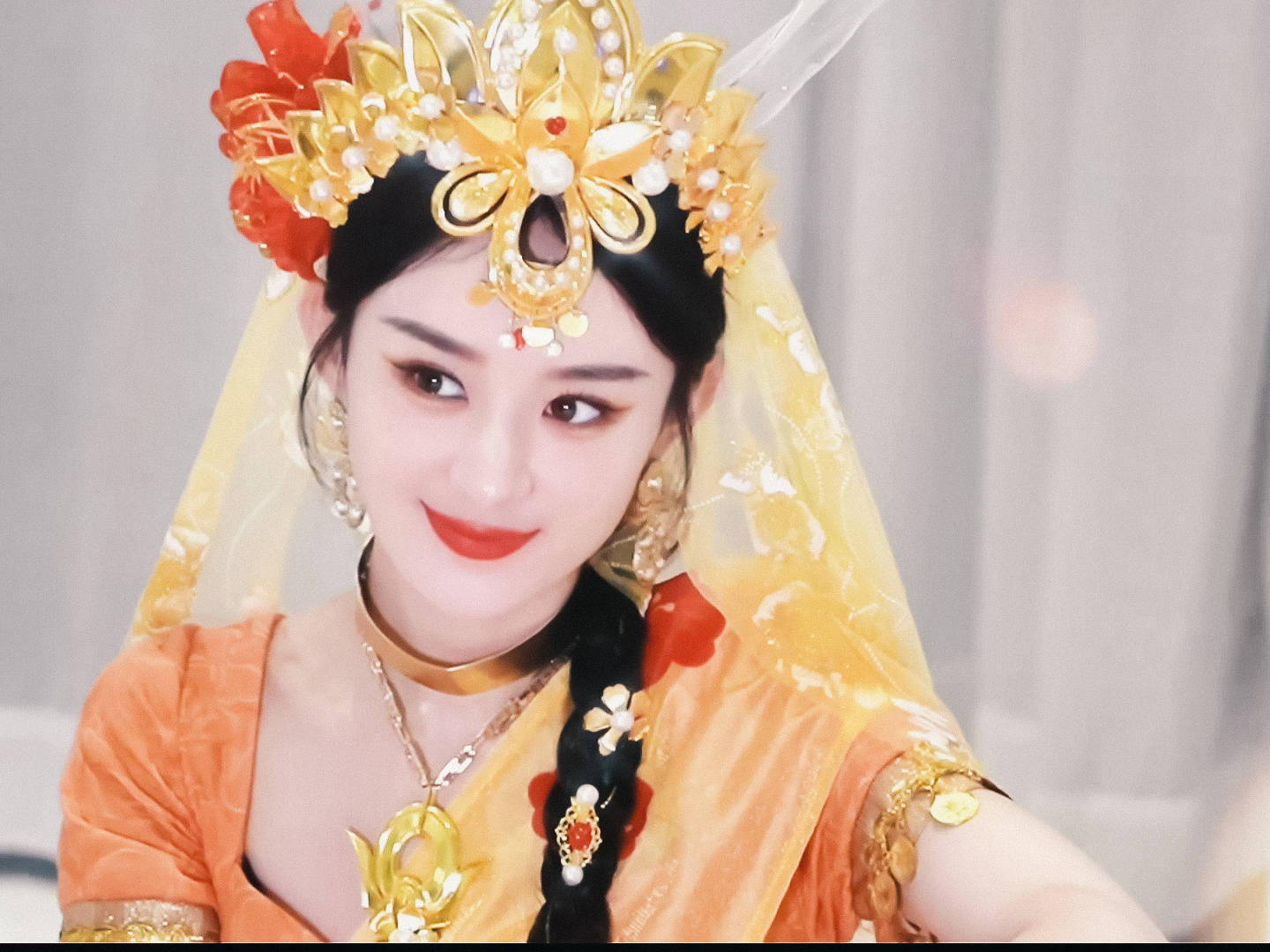 赵丽颖的玉兔公主形象造型曝光,总觉的缺少了点什么,有点没那个味道.