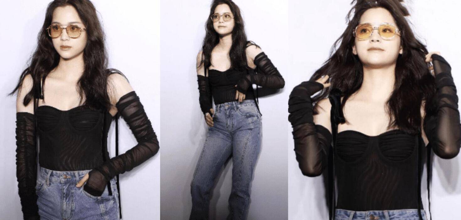 20岁欧阳娜娜装扮"雷人",肩膀宽厚腿太粗,发福状态不忍直视_霍思燕