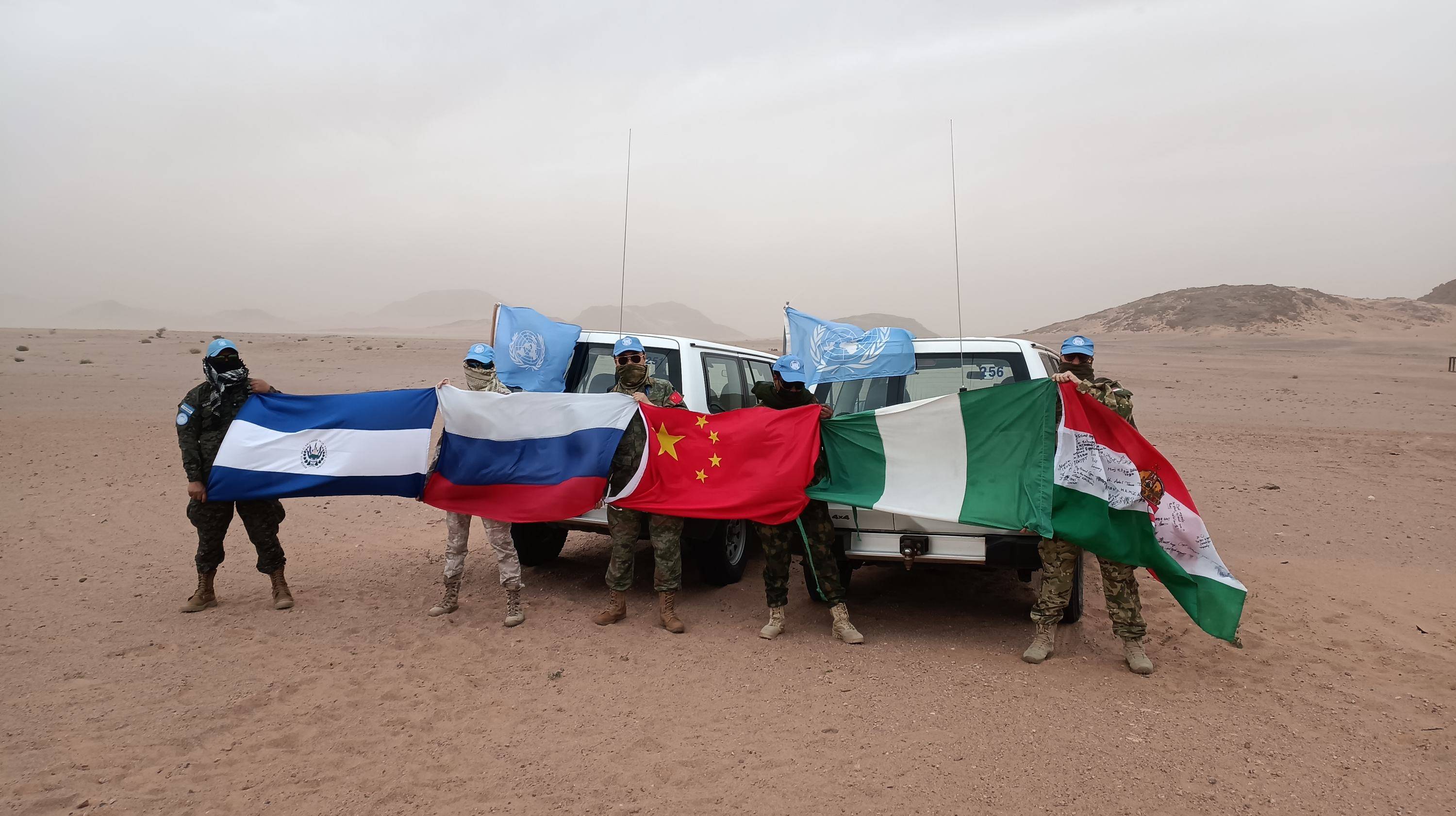 撒哈拉沙漠里中国军人的风采——访军事观察员李理_联合国_西撒哈拉