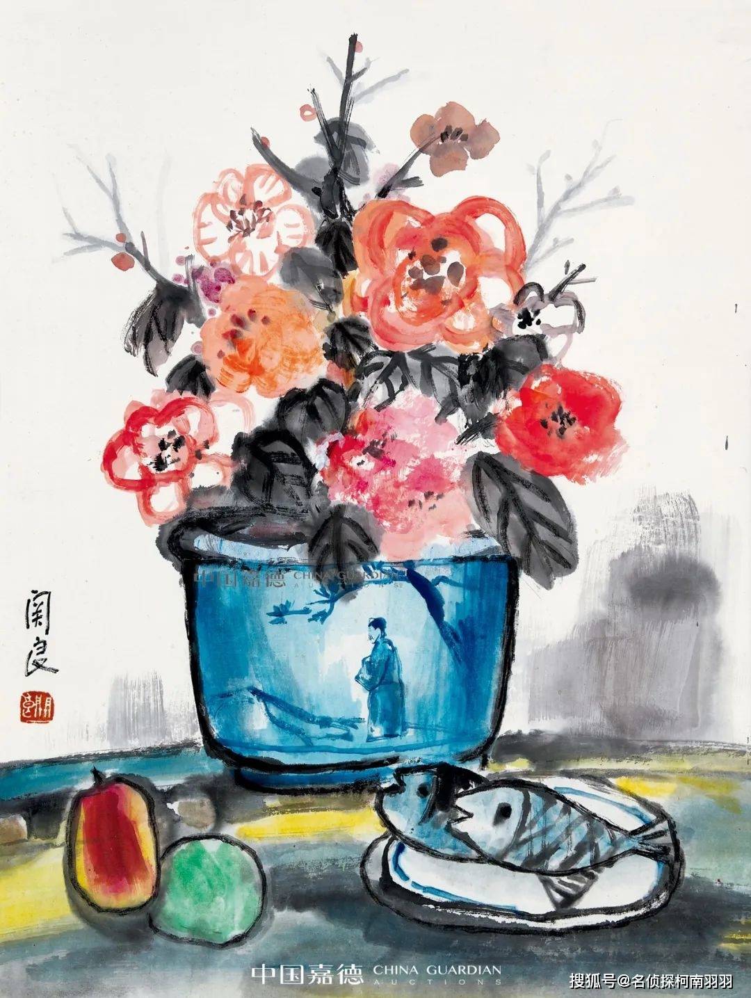 中国嘉德2023春拍:大朴若拙,意趣畅达——6件关良精品专题粉墨登场