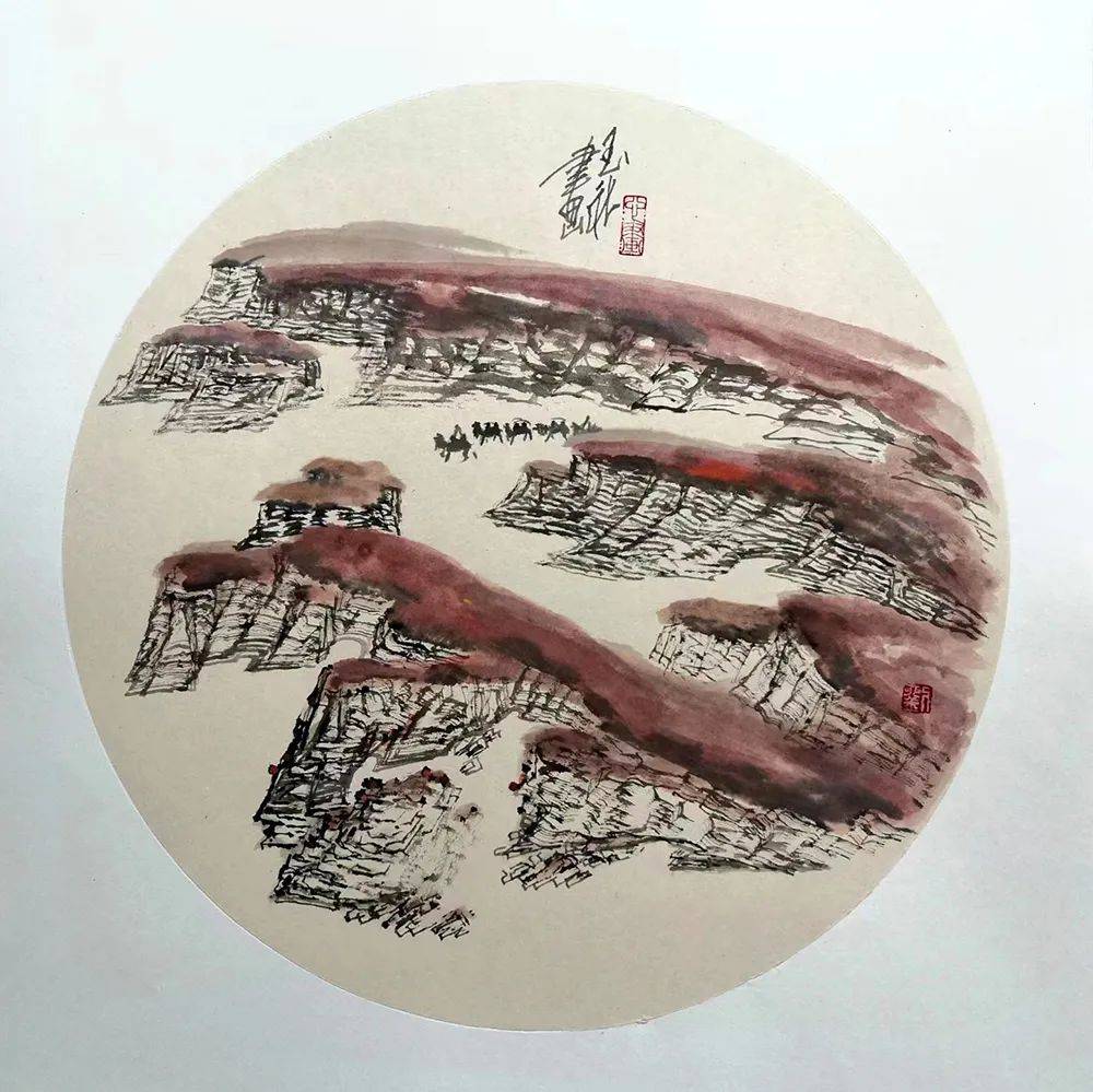 【北京墨真书画院】特别推荐当代国画家--刘玉社骋怀大海道作品赏析