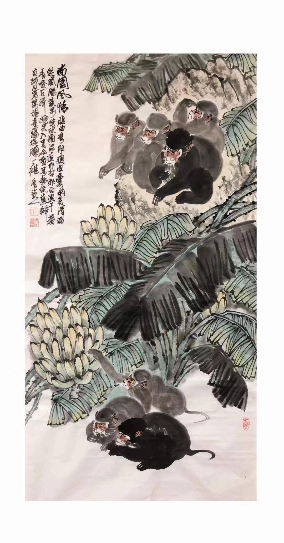 新一代猴王画家丁浩然_猴子_中国_美术家协会