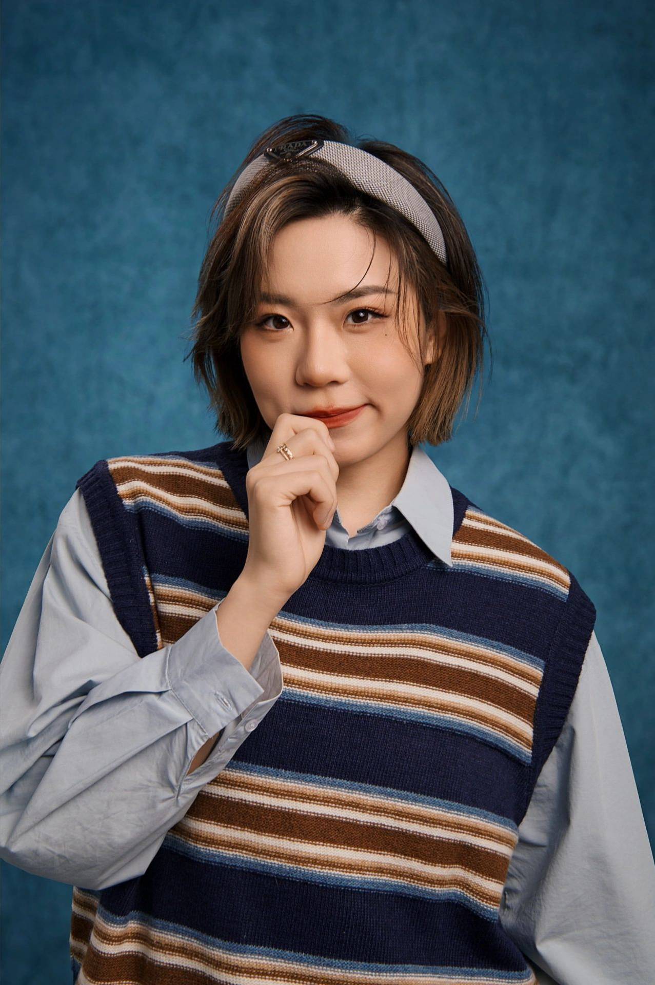 国羽世界冠军晒美式证件照,娇俏可爱明艳动人_贾一凡_陈清晨_贾姐