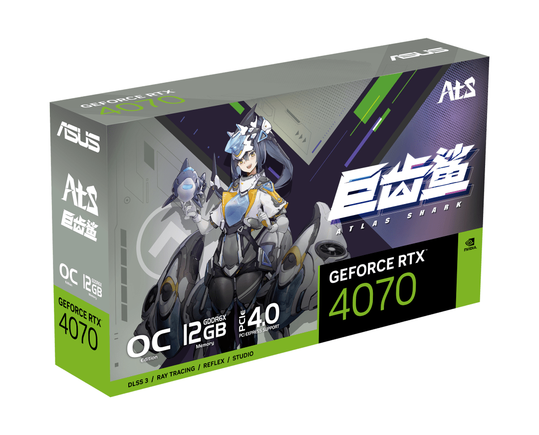 华硕巨齿鲨rtx4070显卡 全新二次元形象惊喜来袭_core_设计_玩家