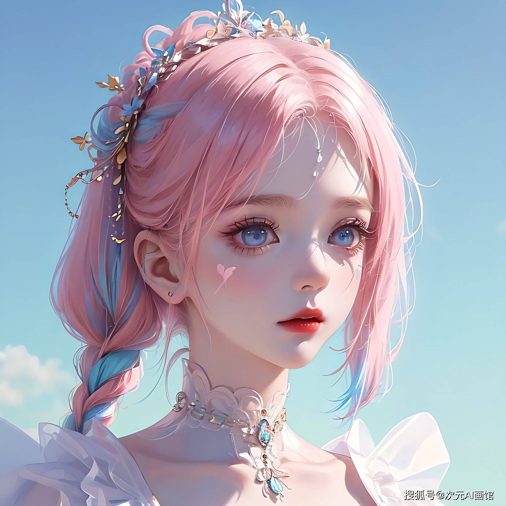 ai绘画丨优质头像,女生头像,高清壁纸丨含(关键词)_--ar_and_girl