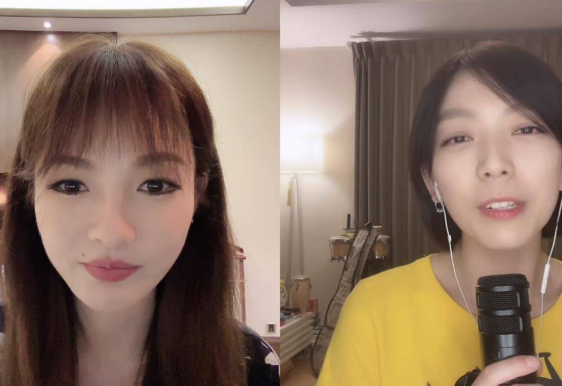 "06超女"遗珠罕见同框,胡灵,张亚飞,韩真真17年后都已大变样_胡玲_艾