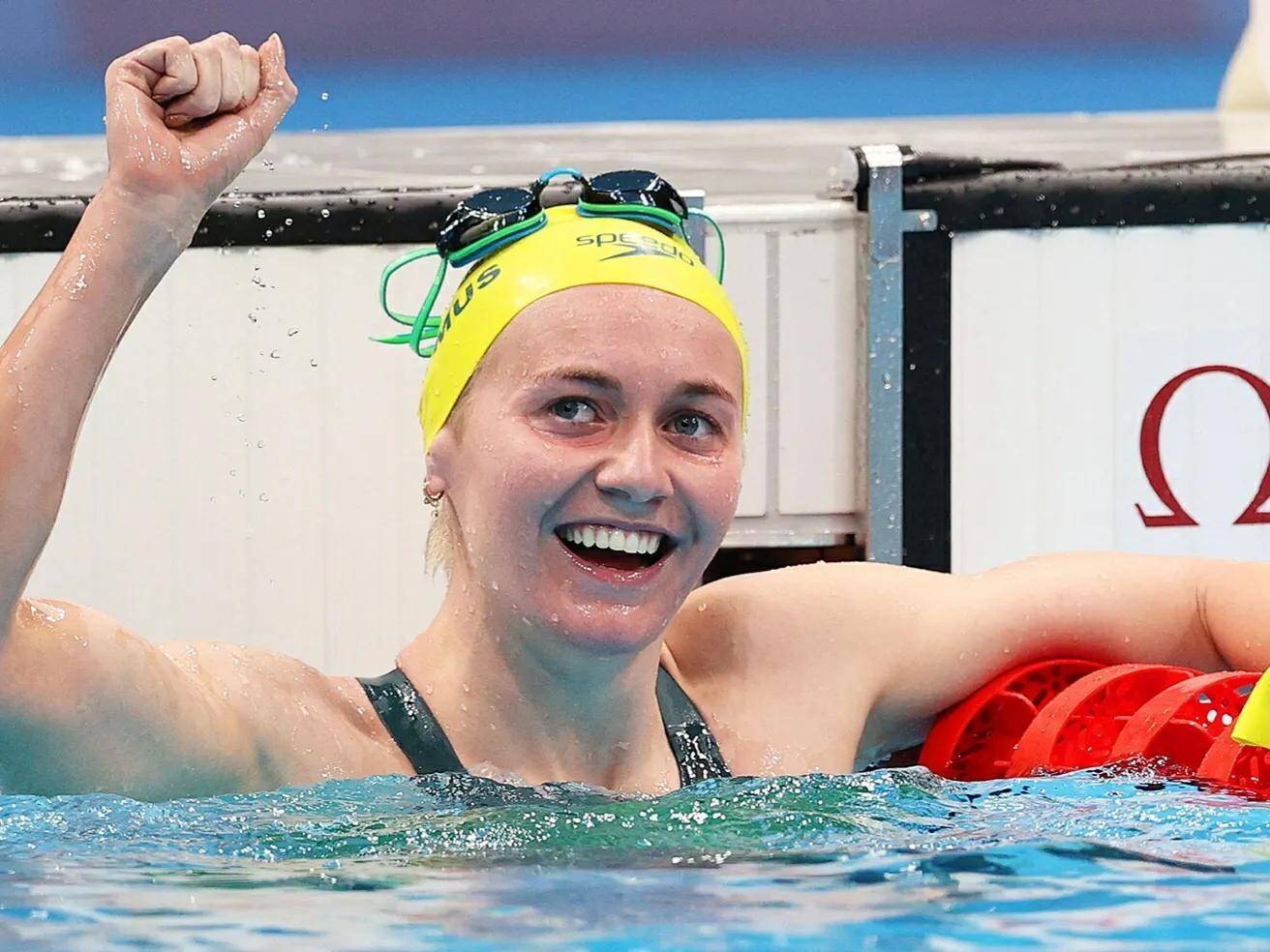 第一个50米过后,蒂特姆斯便保持超过两个身位的领先,最终以接近5秒的