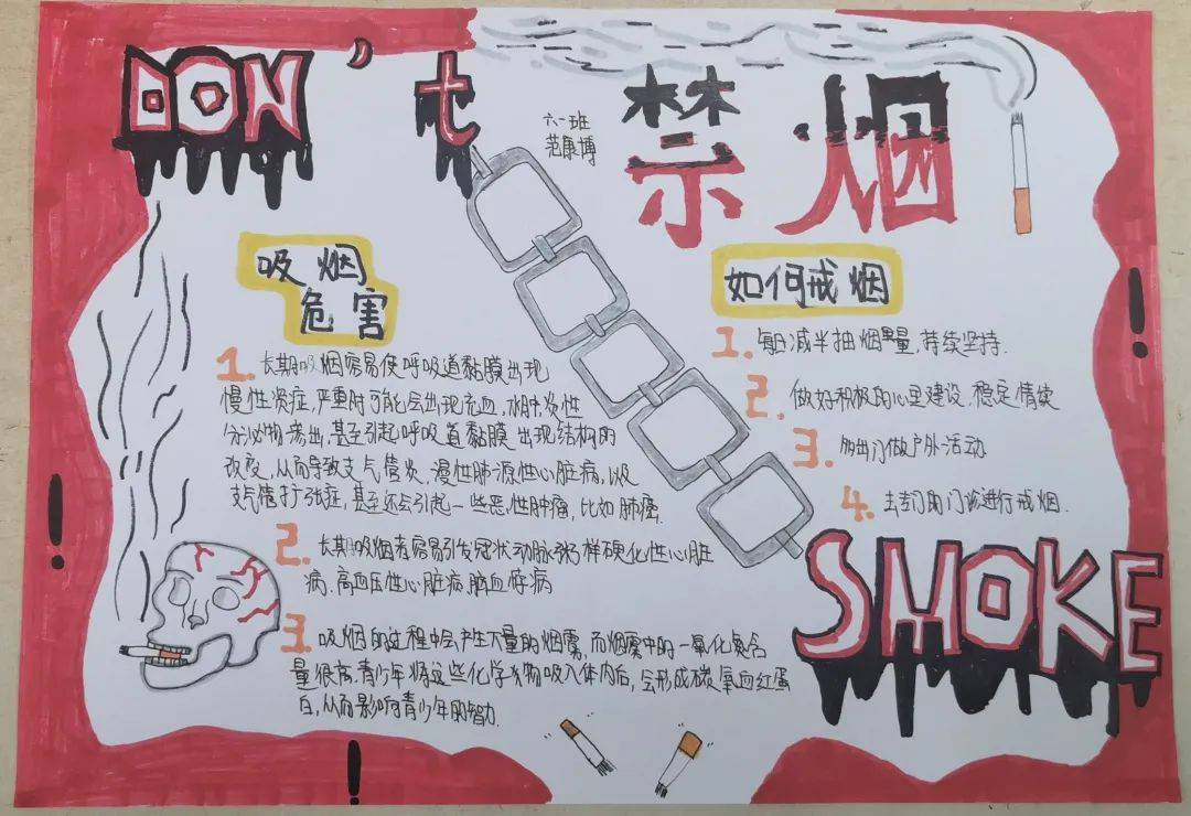 学生家长对吸烟的危害有了进一步的了解,并懂得了要牢固树立控烟防护
