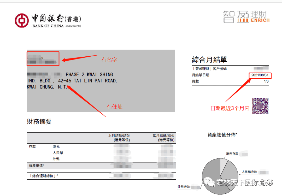 香港銀行開戶要求提供的地址證明是什麼?_銀行賬戶_電子賬單_文件