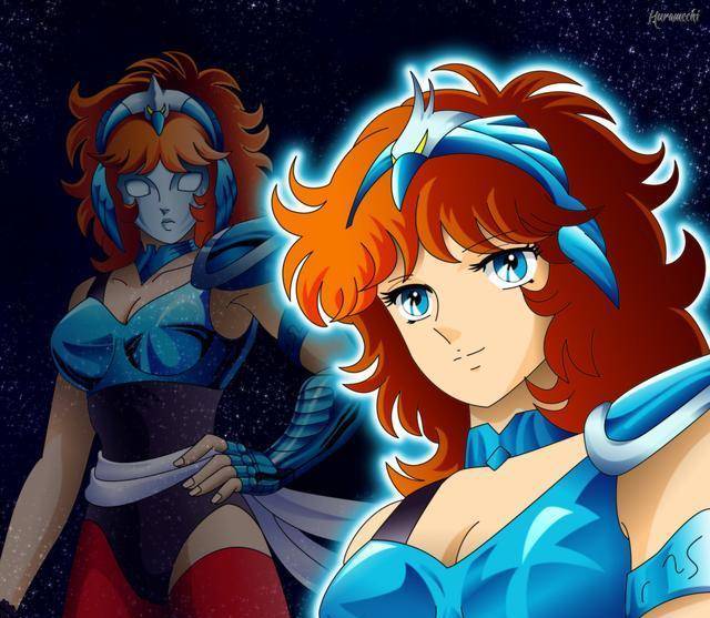 莎尔娜的面具是纸糊的,而魔铃的面具却是女圣斗士里最坚固的_真面目