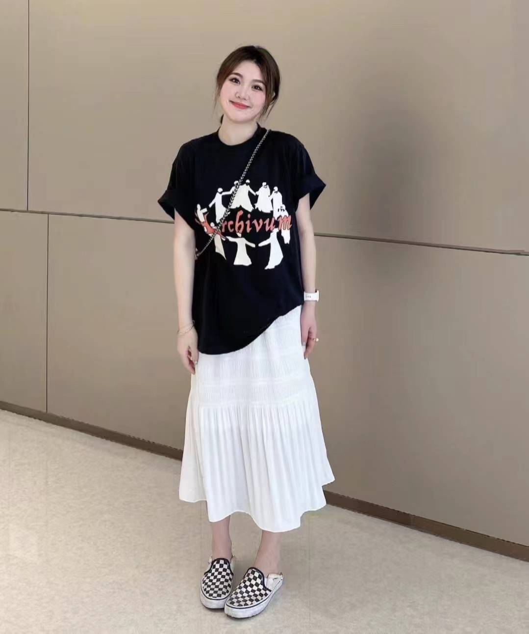 158女生:小个子显高气质穿搭!_颜色_发型_身高