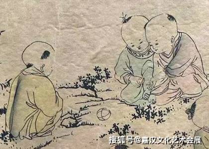 一线国际大拍重推人物长卷画作:杨寿平款百子图