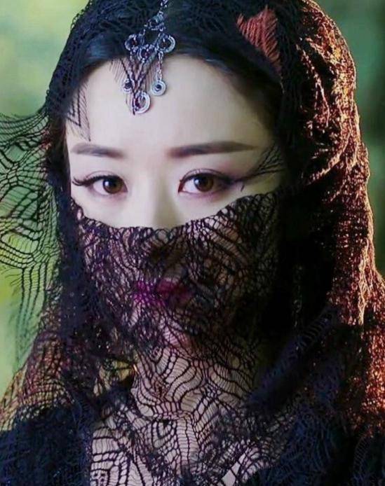 7位黑衣古装美人:一个爱情单纯美好,一个却为爱成魔_剧中_黑色_刘诗诗