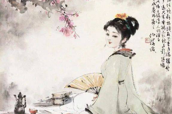 絵画 手書き 美人画 画家白伯驊 美術品 白伯骅的10幅精美仕女图,艺术与美的完美融合!_作品_人物画_创作