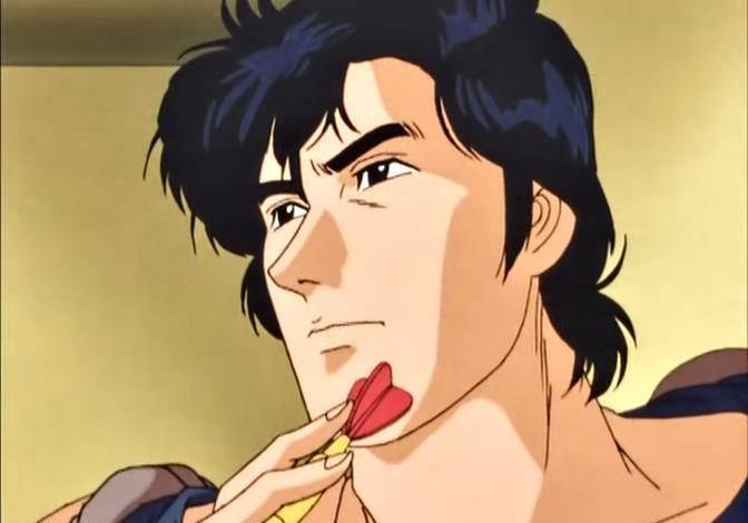 冴羽獠一生之中,也曾经真正流泪过一次(被阿香打哭的不算).