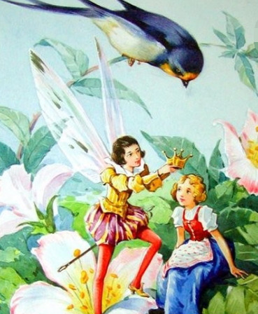 摩羯座:拇指姑娘摩羯座代表的童话人物是拇指姑娘,由一朵鲜花孕育出来